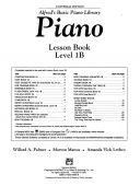 Alfred's Basic Piano Lesson Book 1B additional images 1 2