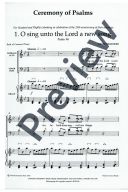 Ceremony Of Psalms A: Vocal Score (OUP) additional images 1 2