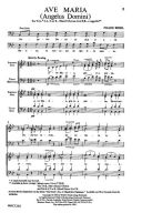 Ave Maria: Vocal: Trio For SAT Or B & Mixed Chorus SATB A Cappella additional images 1 2