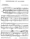 Sarabande Et Allegro: Clarinet & Piano (Leduc) additional images 1 2