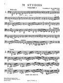 70 Studies Vol.1: Bb Tuba: Bass Clef (Leduc) additional images 1 2