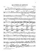 Piano Quartet G Minor Op25: String and Piano: String Quartet additional images 1 3