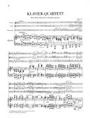 Piano Quartet G Minor Op25: String and Piano: String Quartet additional images 2 2