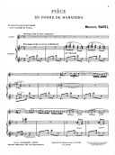 Piece En Forme De Habanera: Cello & Piano  (Leduc) additional images 1 2
