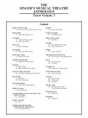 Singers Musical Theatre Anthology Vol.3: Tenor: Vocal additional images 1 2