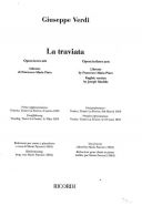 La Traviata: Opera Vocal Score (Ricordi) additional images 2 2