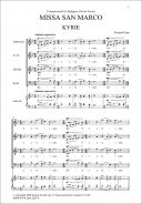Corp: Missa San Marco: Satb Choir and Organ additional images 1 2