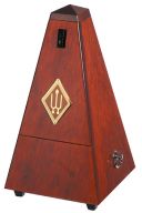 Wittner 801 Maelzel Metronome - High Gloss Mahogany Coloured Wooden Case additional images 1 2