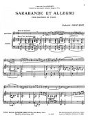 Sarabande And Allegro: Oboe & Piano (Leduc) additional images 1 2