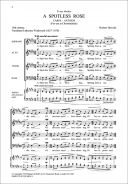 A Spotless Rose: Vocal SATB additional images 1 2