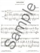 Sonatina For Trumpet & Piano (Leduc) additional images 1 3