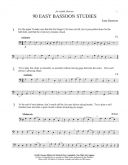 90 Easy Bassoon Studies: Grade 1-5 (Emerson) additional images 1 3