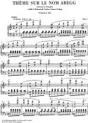Abegg: Variations: Op.1: Piano  (Henle Ed) additional images 1 2