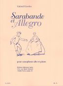 Sarabande Et Allegro: Alto Saxophone & Piano (leduc) additional images 1 1