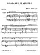 Sarabande Et Allegro: Alto Saxophone & Piano (leduc) additional images 1 2