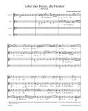 Lobet Den Herrn Alle Heiden: Bwv230: Motet 4Pt Mixed Choir: Vocal Score additional images 1 2