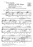 Adagio In G Minor For Alto Saxophone & Piano (Ricordi) additional images 1 2