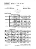 Tois Chansons Compete; Vocal Satb (Durand) additional images 1 2