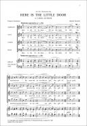 Here Is The Little Door Vocal SATB (S&B) additional images 1 2