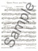 4 Pieces Pour Flute & Piano (Leduc) additional images 1 3