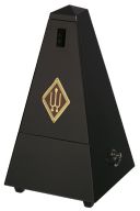 Wittner 816 Maelzel Metronome - Wooden Gloss Black Case With Bell additional images 1 2