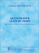 Quatuor Pour Fin Du Temps: Quartet For The End Of Time : Miniature Score (Durand) additional images 1 1