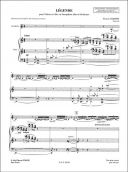 Legende: Alto Saxophone & Piano (Durand) additional images 1 2