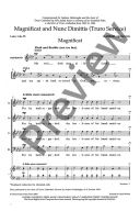 Magnificat & Nunc Dimittis: (Turo Service) Vocal SATB (OUP) additional images 1 2