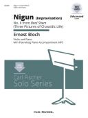 Nigun (Improvisation) Baal Shem No 2: Violin & Piano Book & Audio (Carl Fischer) additional images 1 1