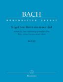 Singet Dem Herrn: Bwv 225: German Language Vocal Score (Barenreiter) additional images 1 1