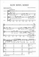 Slow Down Moses Vocal SATB (S&B) additional images 1 2