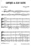 Cantique De Jean Op11: Satb: Choir Part (leduc) additional images 1 2