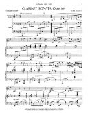 Sonata for Clarinet & Piano (Emerson) additional images 1 2