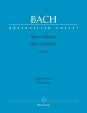 Mass In B Minor: BWV232: New Revised Vocal Score (Barenreiter) additional images 1 1