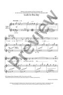 Look To The Day: Vocal SATB And Piano (OUP) additional images 1 2