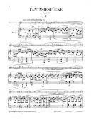 Fantasy Pieces: Op73: Edition For Violin & Piano (Henle) additional images 1 2