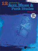 12 Medium Easy Jazz Blues & Funk Etudes: Bass Clef Instruments additional images 1 1