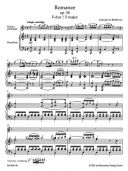 2 Romances G Major And F Major Op 40 & Op50: Violin & Piano (Barenreiter) additional images 1 2