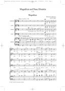 Magnificat & Nunc Dimittis In D (New Engraving) : Vocal: Satb additional images 1 2