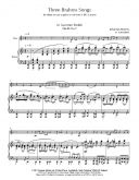 Three Brahms Songs: Oboe (Or Clarinet Or Cor Anglais) And Piano additional images 1 2