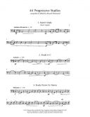 44 Progressive Studies: Bassoon: Grades 1-4 (Emerson) additional images 1 2