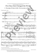 Five Days That Changed The World: Vocal: SATB additional images 1 2