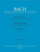 Concerto D Major Bwv1064: 3 Violins & Piano Score Only (Barenreiter) additional images 1 1