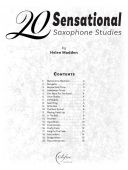 20 Sensational Saxophone Studies: Alto/Tenor Sax additional images 1 2