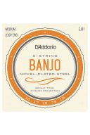 D'Addario EJ61 5 String Banjo Loop End Set Medium 10-23 additional images 1 1