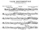 Valse Sentimentale: Cello And Piano (International) additional images 1 2
