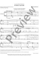 Stabat Mater: Vocal  Score SATB (OUP) additional images 1 2