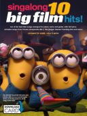 Singalong 10 Big Film Hits: Piano Vocal & Guitar Sheet Music & Download Card additional images 1 1