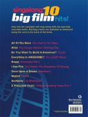 Singalong 10 Big Film Hits: Piano Vocal & Guitar Sheet Music & Download Card additional images 1 2