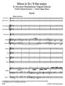 Great Organ Mass E Flat Major Missa In Honorem: Full Score  (Barenreiter) additional images 1 2